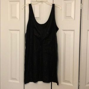 Express black snake skin dress women’s size L